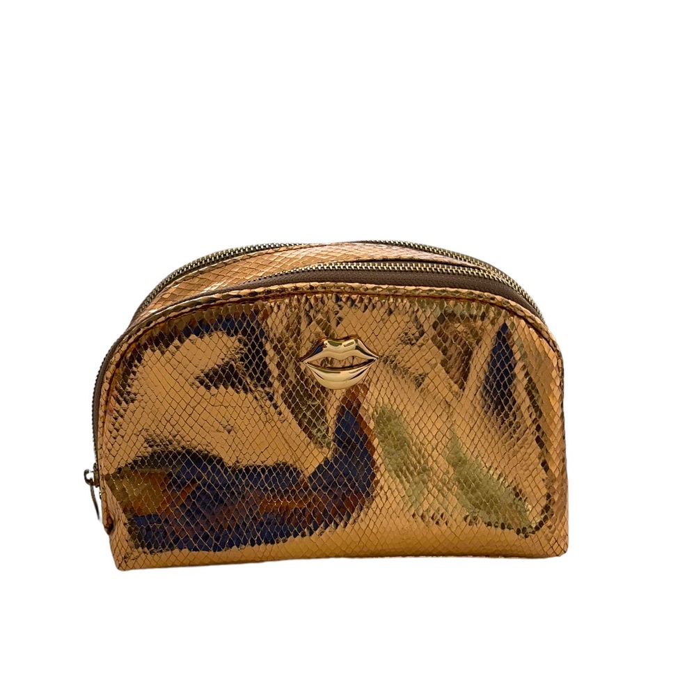 Rose Gold Colored Makeup Bag One Size